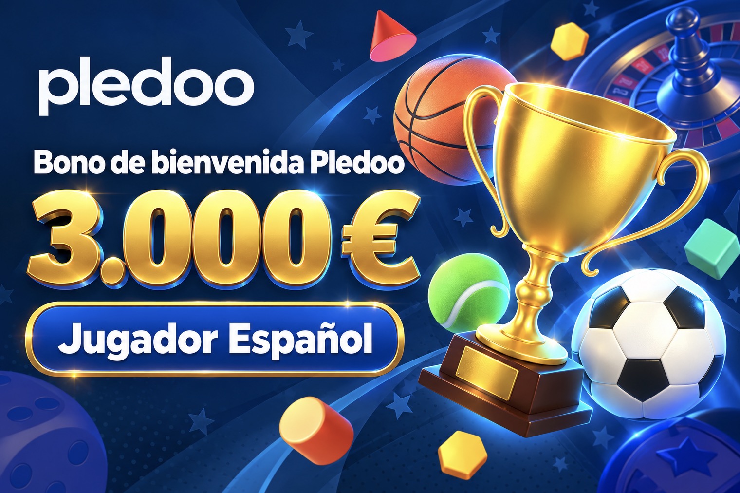 Bono de bienvenida de Pledoo Casino (2026)