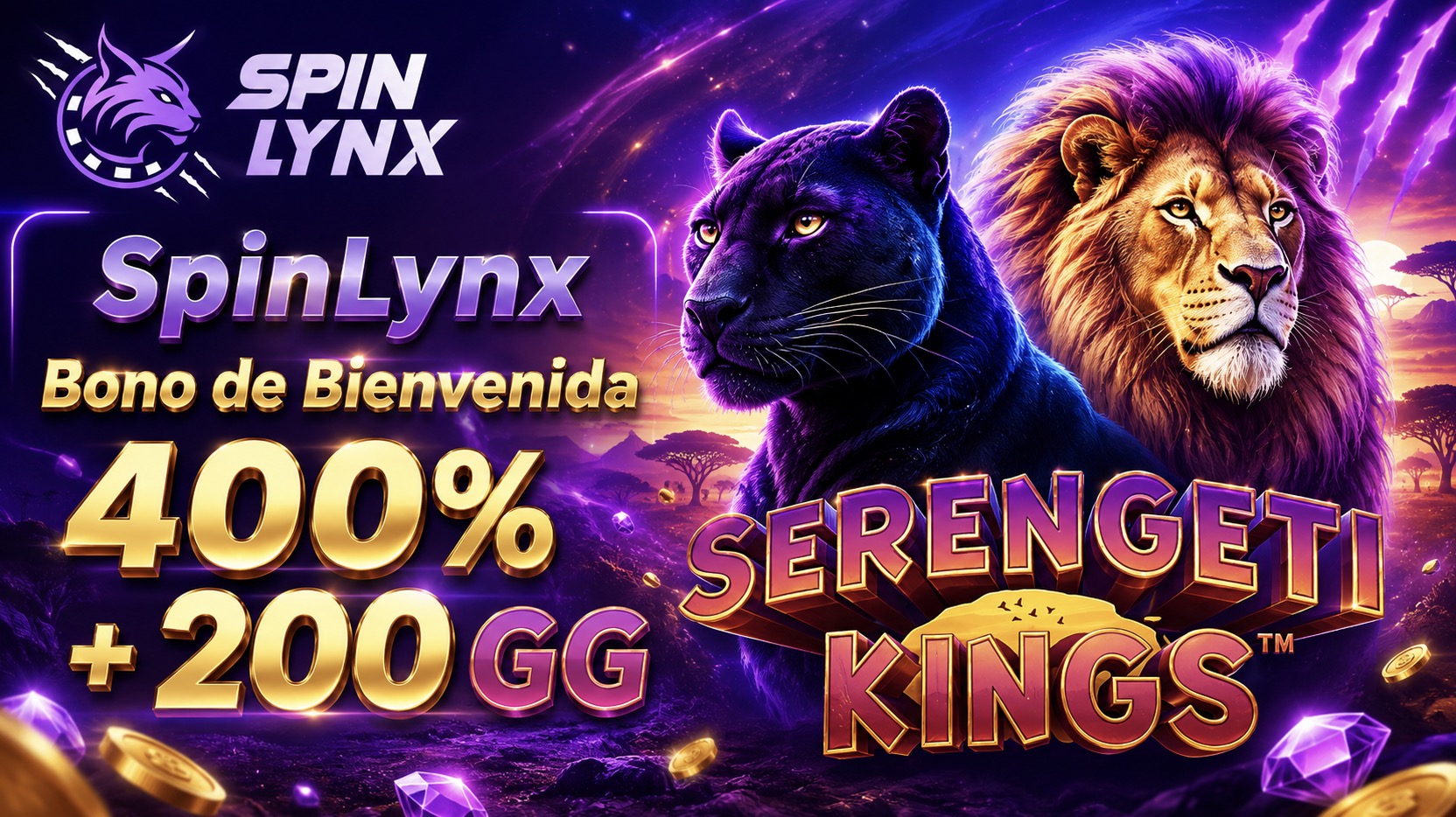 SpinLynx Casino: bono de bienvenida (2026)