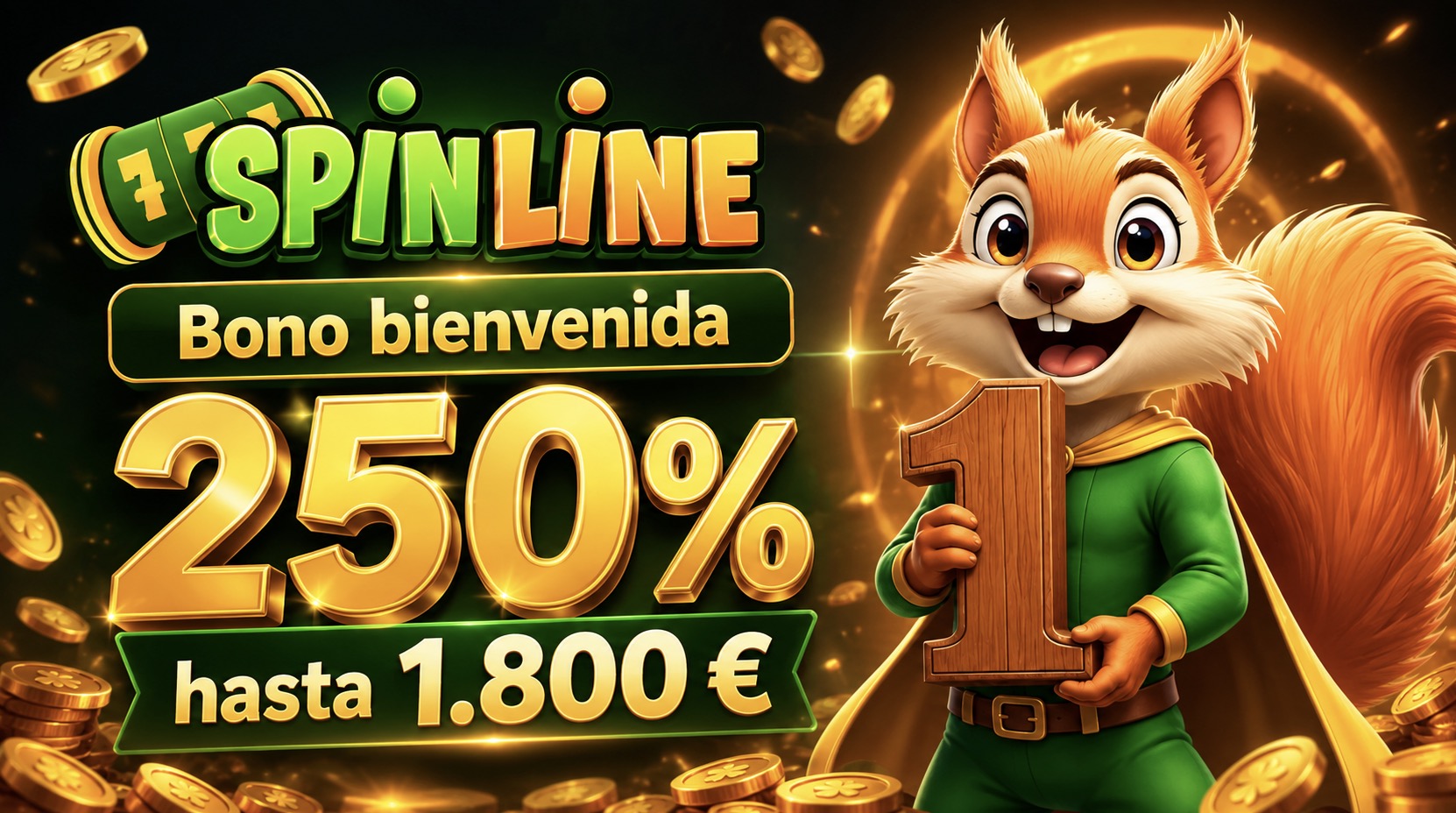 Bono de bienvenida de Spinline Casino (2026)