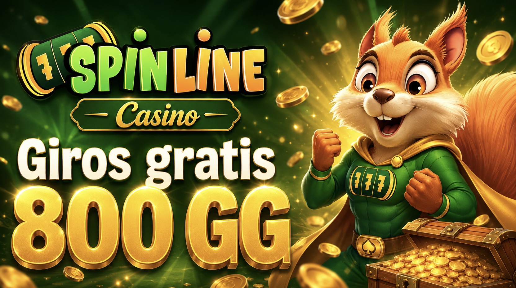 Giros gratis en Spinline Casino (2026)
