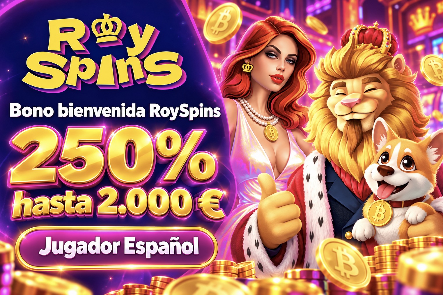 Bono de bienvenida de RoySpins (2026)