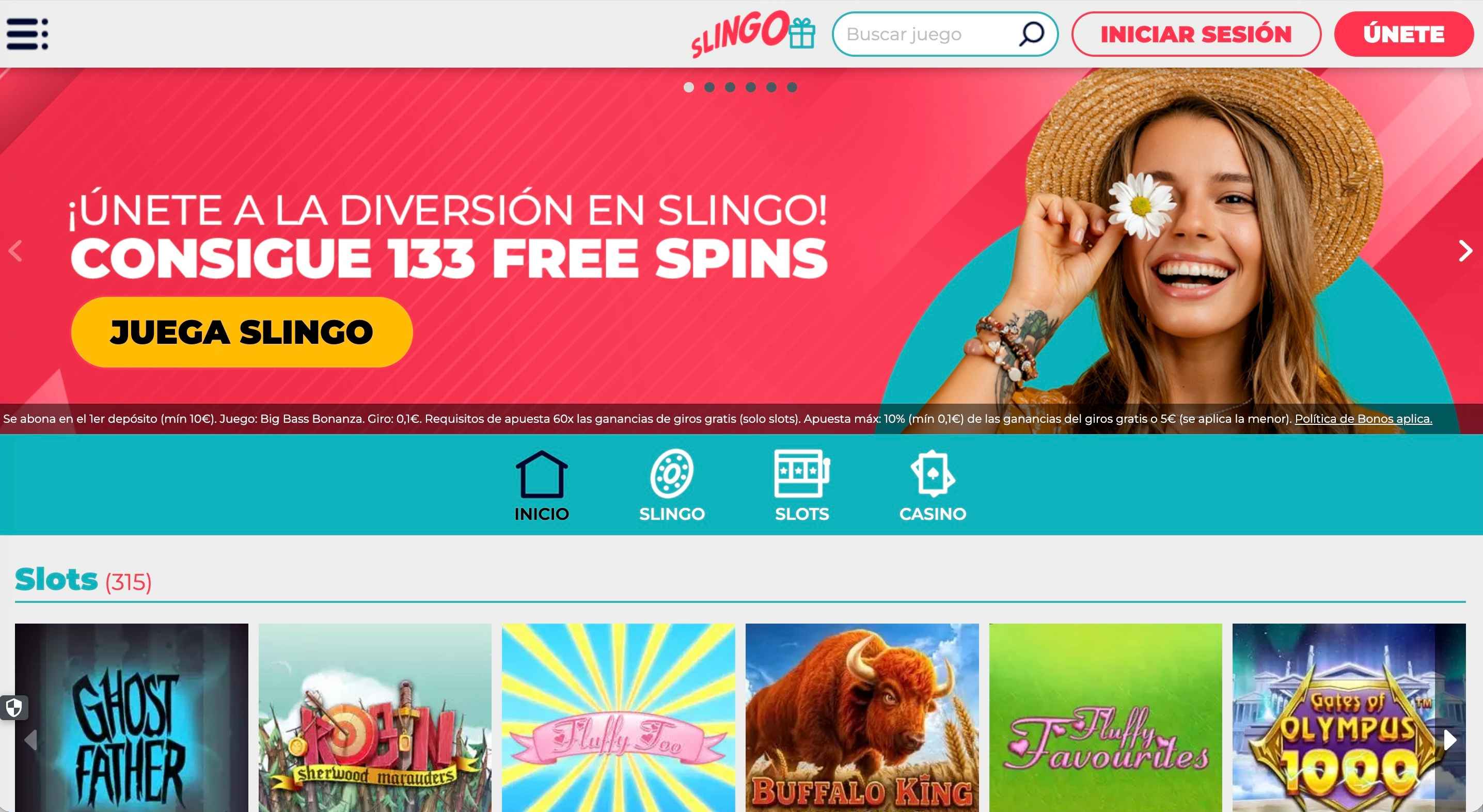 Reseña de Slingo Casino (2026)