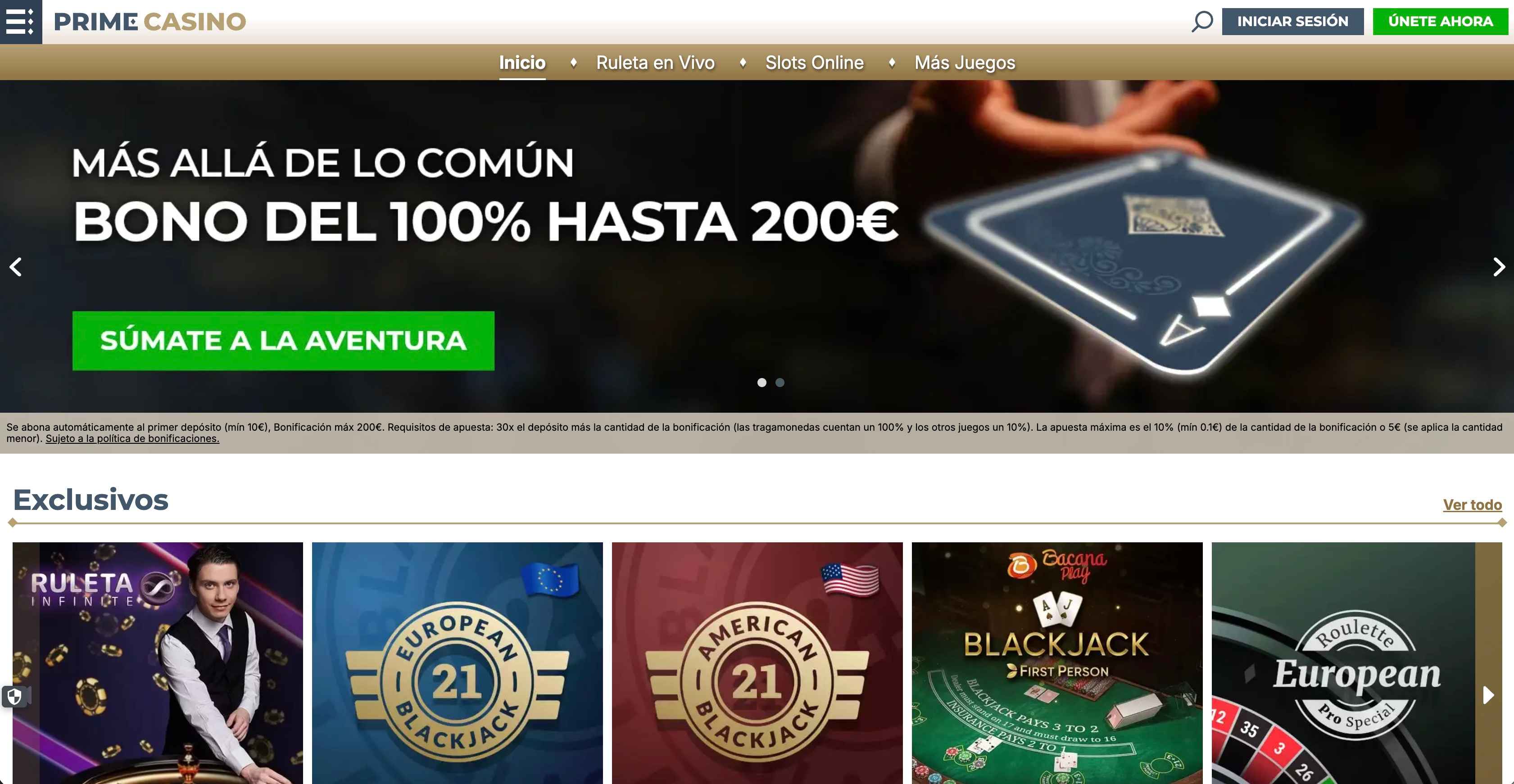 Reseña de Prime Casino (2026)
